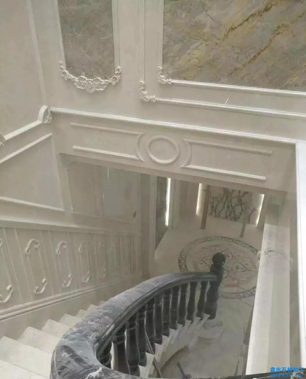 關于樓梯大理石側墻板造型方案的基本畫法